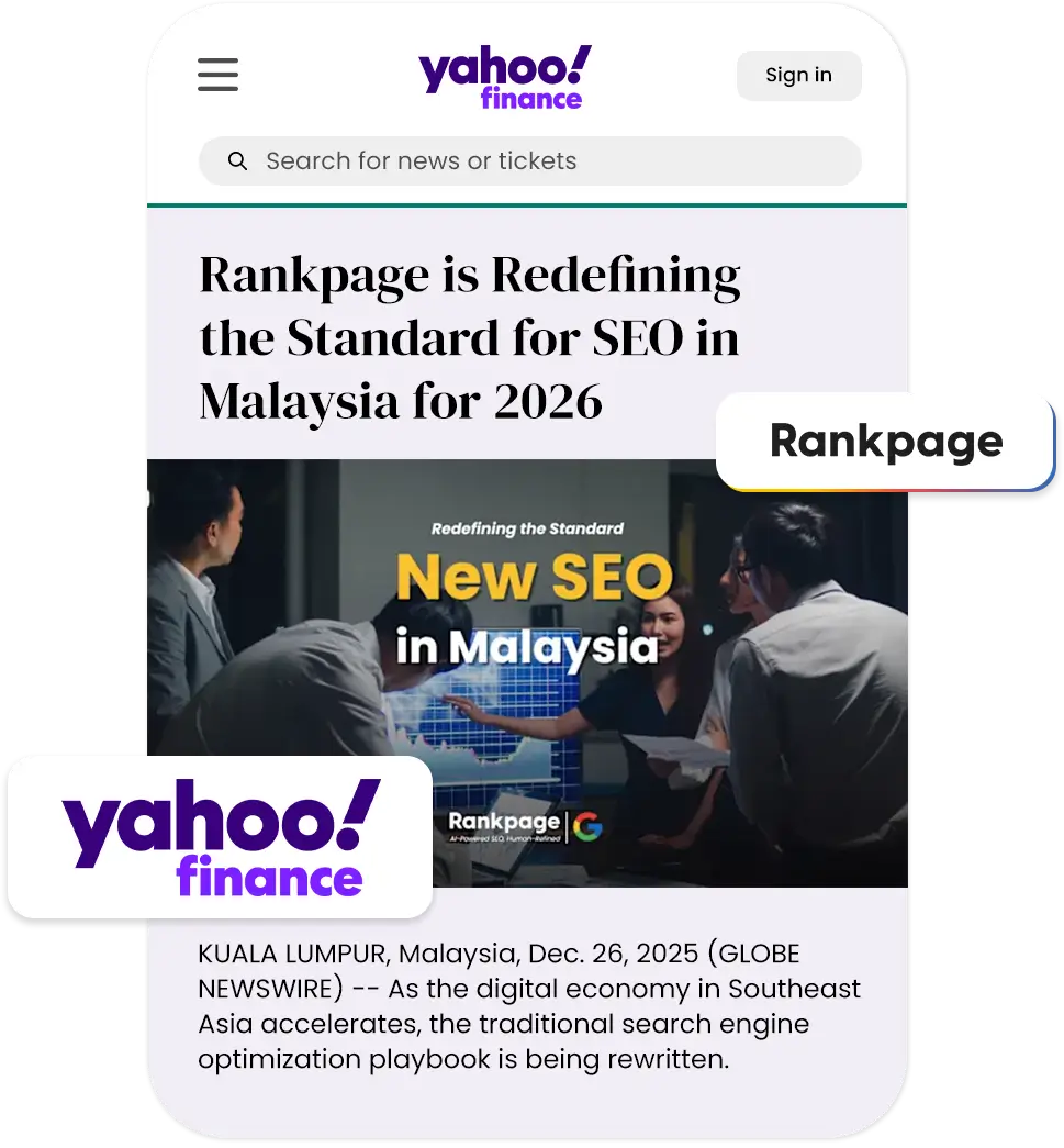 Rankpage featured on Yahoo Finance