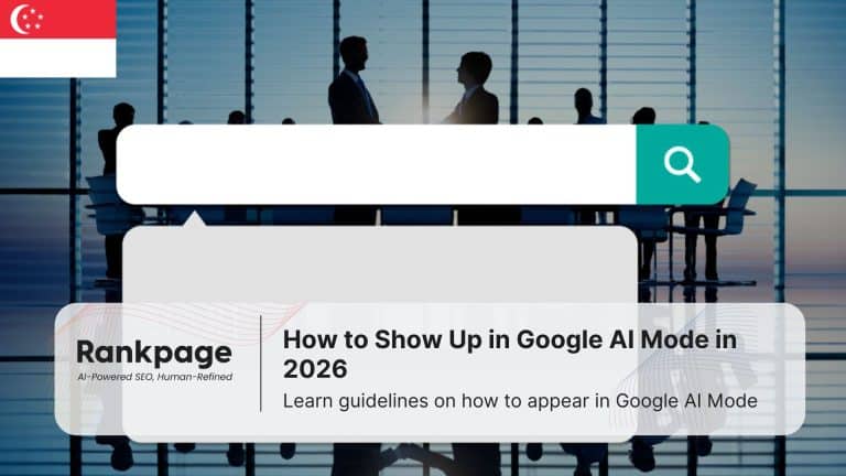 Photo of an office meeting with a search bar superimposed on it, representing Google AI Mode