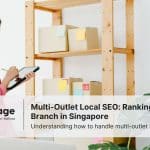 Photo of a woman managing her stock and local SEO in one of her business outlets.